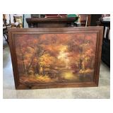 Oil Painting of Autumn Landscape 40" x 28"