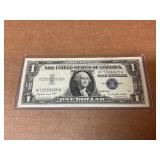 1957A  Silver Certificate Blue Seal Dollar