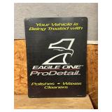 Double sided Eagle One ProDetail plastic Sign