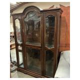 Jasper Lighted China Cabinet w/ glass shelves