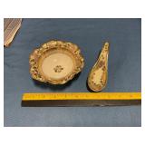 Nippon Porcelain hand-painted bowl & spoon