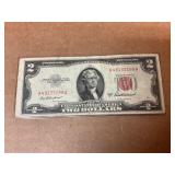 1953A  Red Seal Two Dollar Bill
