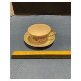 Nippon Porcelain hand-painted cup & saucer