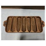 Cast iron cornbread pan
