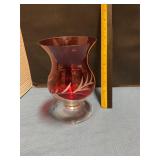 Ruby Red Vase