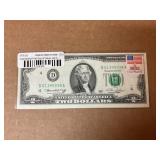 1976 Red Seal Two Dollar Bill