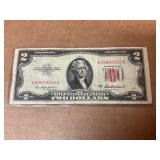 1953A  Red Seal Two Dollar Bill