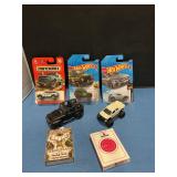 Hot wheels & playing cards