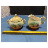 Vintage Austria cream & sugar