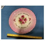 Decorative hanging plate