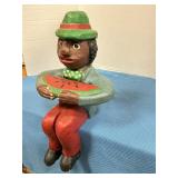 Black Americana sitting shelf decor