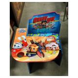 Paw Patrol desk with storage bin