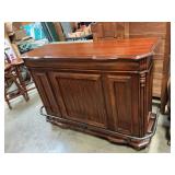 American Signature Wood home bar