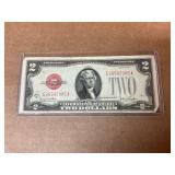 1928G Red Seal Two Dollar Bill