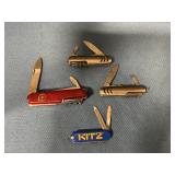 Multi tool pocket knives