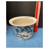 Stoneware 8" R flower pot