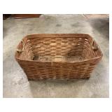 Large wicker basket /handles 28" L x 18" W x 11" T