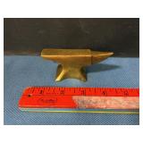Small Vintage brass advertising anvil