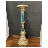 Gilt & Mirrored candle holder 17" T