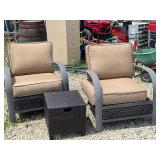 Patio chairs & table