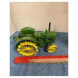 Metal John Deere tractor