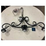 Buckingham Matte Black hanging light fixture NIB