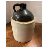 Vintage stoneware jug 10ï¿½ tall