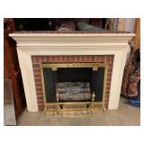 Free-standing  fireplace 60ï¿½L x 15ï¿½ W x 48ï¿½ T