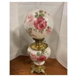 Victorian parlor lamp Gone with the wind style