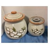 Stoneware canisters