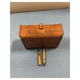 Ammo case and ammo 30-30 Winchester