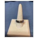 14k White Gold w/ natural Diamond size 12