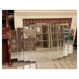 Decorative hanging mirror 55ï¿½ L x 33ï¿½ W