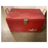 Antique metal Coca-Cola cooler 22ï¿½x13ï¿½