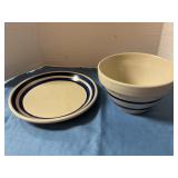 Roseville Pottery Bowl & Plate
