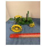 Metal John Deere tractor