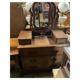 Antique dresser with  mirror