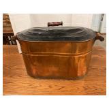 Copper boiler/ wash tub w/ lid