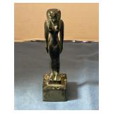 Cast metal Egyptian deity statue 5.5ï¿½ T