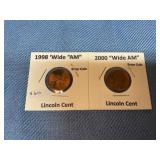 1998 & 2000 ï¿½Wide AM Pennies