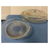 Oven proof glass baking dishes w/lid