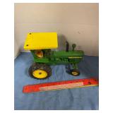 Metal John Deere tractor