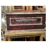 Wooden storage box 29ï¿½x13ï¿½x 15ï¿½ tall