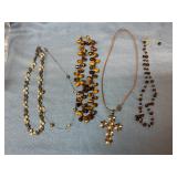 5 costume necklaces