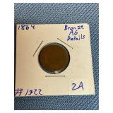 1864 Bronze Indian Head Cent