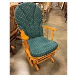 Oak Rocker Glider