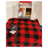 Sunbeam, microplush heated throw