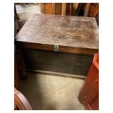 Wooden storage box 34ï¿½x25ï¿½x22ï¿½ tall