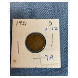 1931-D Lincoln Cent