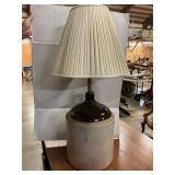 #5 Indian Head Crock Lamp